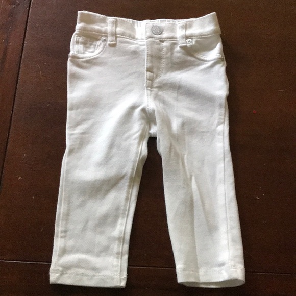 baby girl white pants